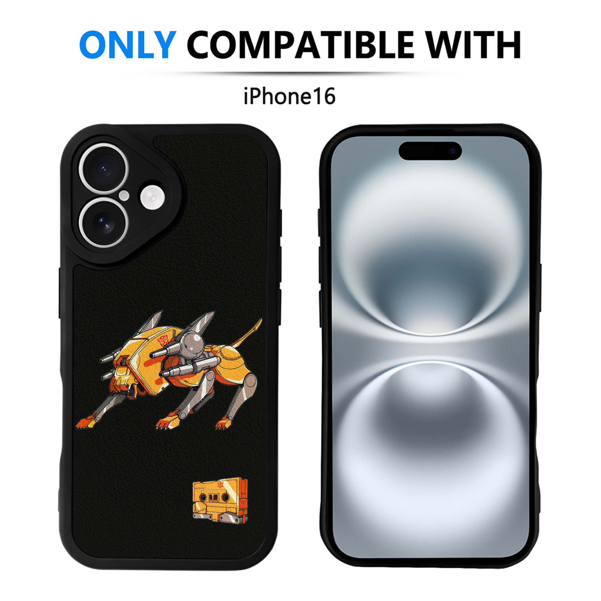 （画像用）  【iPhone 16シリーズ対応】シリコンスマホケース（レザー調） 材質：シリコン